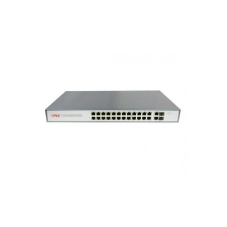 Коммутатор ONV POE31024PFA серебристый