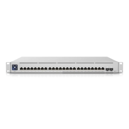Коммутатор Ubiquiti USW-Enterprise-24-POE серебристый