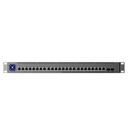 Коммутатор Ubiquiti USW-Enterprise-24-POE серебристый