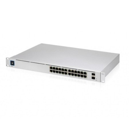 Коммутатор Ubiquiti USW-Enterprise-24-POE серебристый