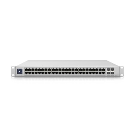 Коммутатор Ubiquiti USW-Enterprise-48-POE серебристый