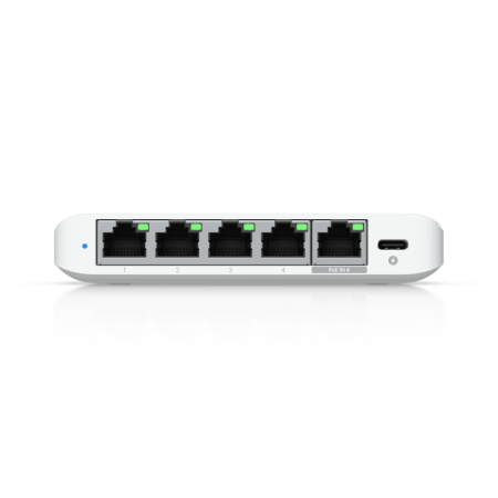Коммутатор Ubiquiti UniFi Switch Flex Mini 2.5G (USW-FLEX-2.5G) белый