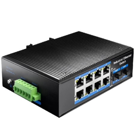 Коммутатор CUDY IG1008S2P черный