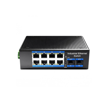 Коммутатор CUDY IG1008S2P черный