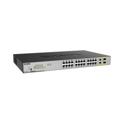 Коммутатор D-Link DGS-1026MP/B2A черный