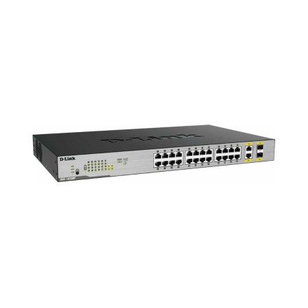 Коммутатор D-Link DGS-1026MP/B2A черный