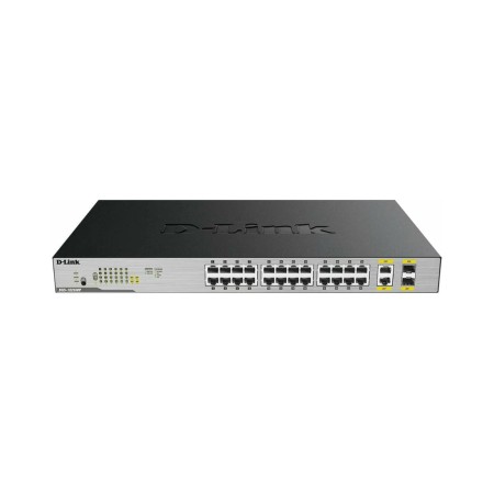 Коммутатор D-Link DGS-1026MP/B2A черный
