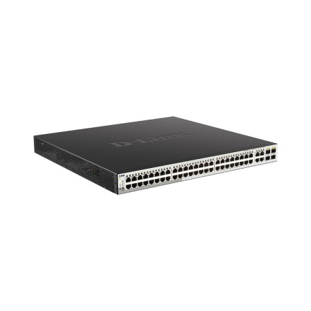Коммутатор D-Link DGS-1210-52MP/F4A черный