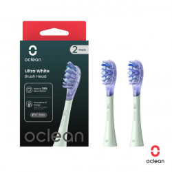 Набор сменных насадок Oclean Ultral White Brush Head (2-pk) (С04000252) зеленый