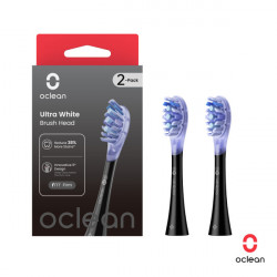 Набор сменных насадок Oclean Ultral White Brush Head (2-pk) (С04000255) черный