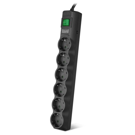 Сетевой фильтр SVEN SF-06E-16 (SV-022143) черный 5 м