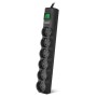 Сетевой фильтр SVEN SF-06E-16 (SV-022143) черный 5 м