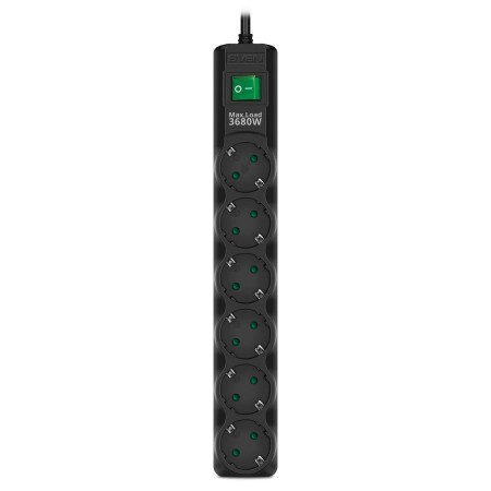 Сетевой фильтр SVEN SF-06E-16 (SV-022143) черный 5 м
