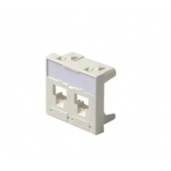 Лицевая панель 3M FQ100079778 под модуль Volition®, 2-порта, 45 х 45, белая