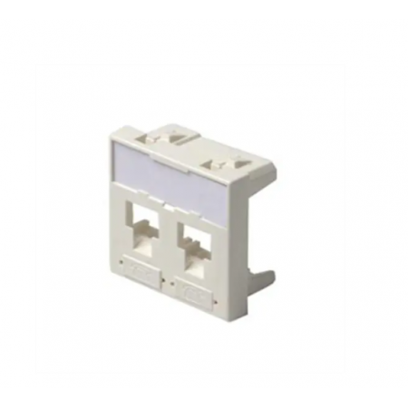 Лицевая панель 3M FQ100079778 под модуль Volition®, 2-порта, 45 х 45, белая