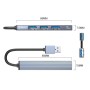Док-станция ORICO AH-A13-GY-BP серый