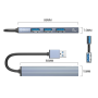 Док-станция ORICO AH-A13-GY-BP серый