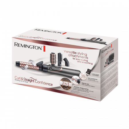Фен-щетка Remington AS8606 черный,золотой