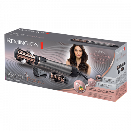 Фен-щетка Remington AS8810 черный, золотой