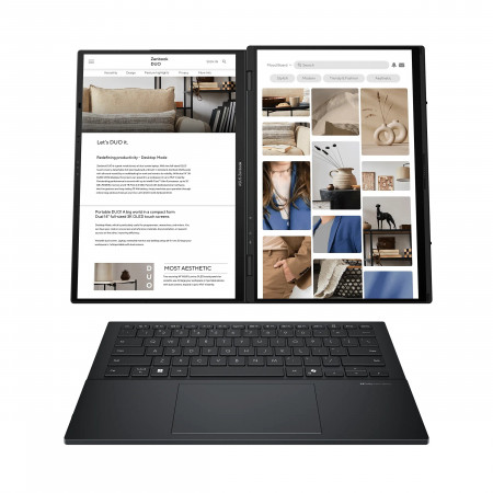 14" Ноутбук Asus Zenbook DUO UX8406CA-QL078W (90NB14X1-M00320) черный