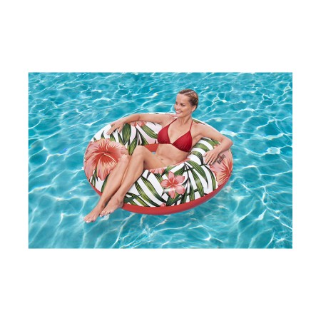 Круг Bestway Tropical Palms (36237) зеленый/красный