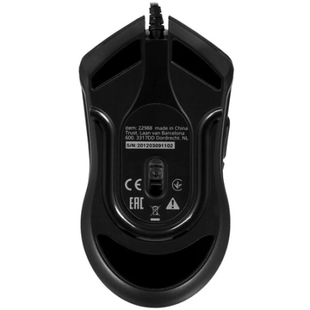 Мышь проводная Trust GXT 133 Locx (22988) черный