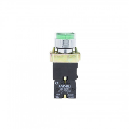 Кнопка открытая ANDELI XB2-BW3371 (XB2-BW3371) зелёная