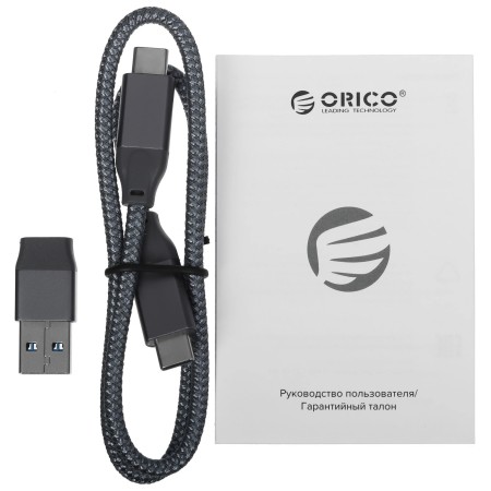 Док-станция ORICO M3U4-G2-05-SV-BP серебристый