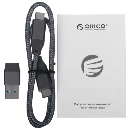 Док-станция ORICO M3U4-G2-05-SV-BP серебристый