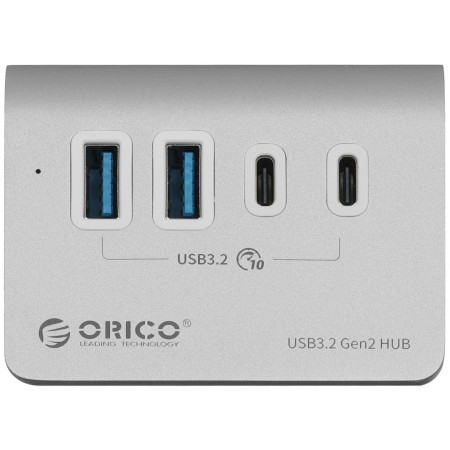 Док-станция ORICO M3U4-G2-05-SV-BP серебристый
