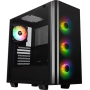 Корпус Thermaltake View 21 TG RGB (CA-1I3-00M1WN-05) черный