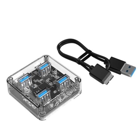 Док-станция ORICO MH4UC-U3-05-CR-BP прозрачный