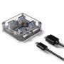 Док-станция ORICO MH4UC-U3-05-CR-BP прозрачный