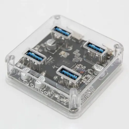 Док-станция ORICO MH4UC-U3-05-CR-BP прозрачный