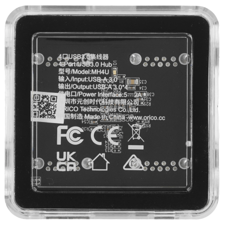 Док-станция ORICO MH4UC-U3-10-CR-BP прозрачный