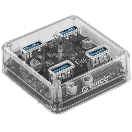 Док-станция ORICO MH4UC-U3-10-CR-BP прозрачный