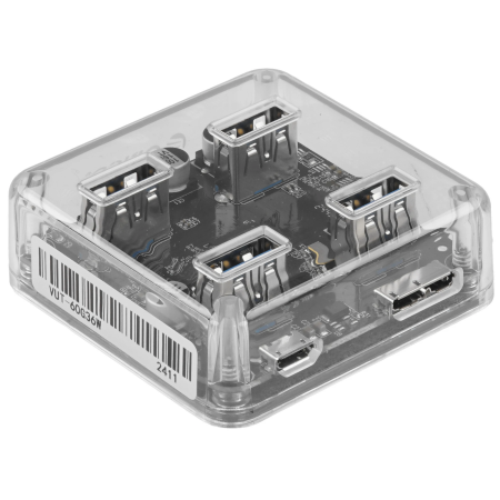 Док-станция ORICO MH4UC-U3-10-CR-BP прозрачный