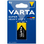 Батарейка Varta 9V 6F22 крона [6F22 (9V)] 1 шт желтый/черный