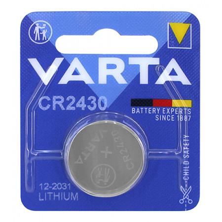 Батарейка Varta CR2430 плоская [CR2430] 1 шт серебристый