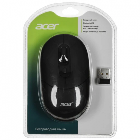 Мышь беспроводная Acer OMR301 (ZL.MCECC.01T) черный