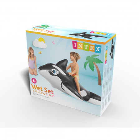 Игрушка надувная Intex Косатка 58561NP черный