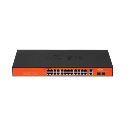Коммутатор Wi-Tek WI-PS526G V2 черный