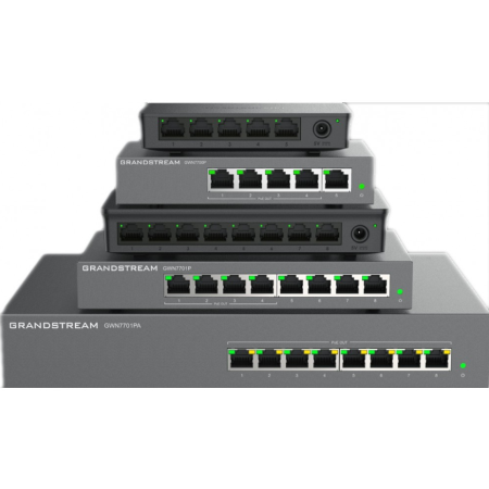 Коммутатор Grandstream GWN7701PA серый