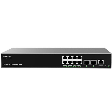 Коммутатор Grandstream GWN7811P черный
