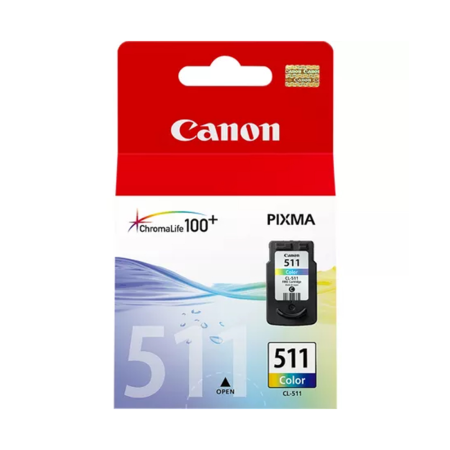 Картридж струйный Canon CL-511 (2972B007AA) многоцветный (с чипом)