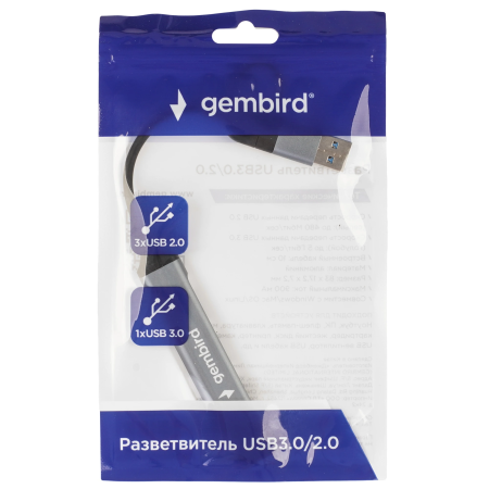 Док-станция Gembird UHB-C204 серый