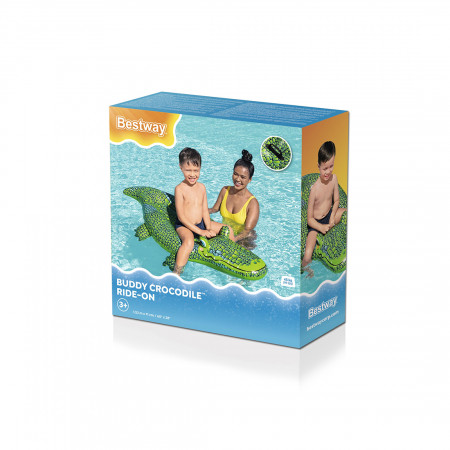 Игрушка надувная Bestway Buddy Croc 41477 зеленый