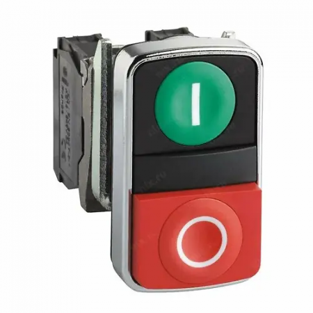 Кнопка двойная Schneider Electric XB4BL73415 (XB4BL73415) красный/зеленый