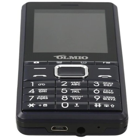 Мобильный телефон Olmio A25 (42528) синий/черный