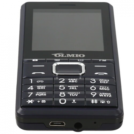 Мобильный телефон Olmio A25 (42528) синий/черный